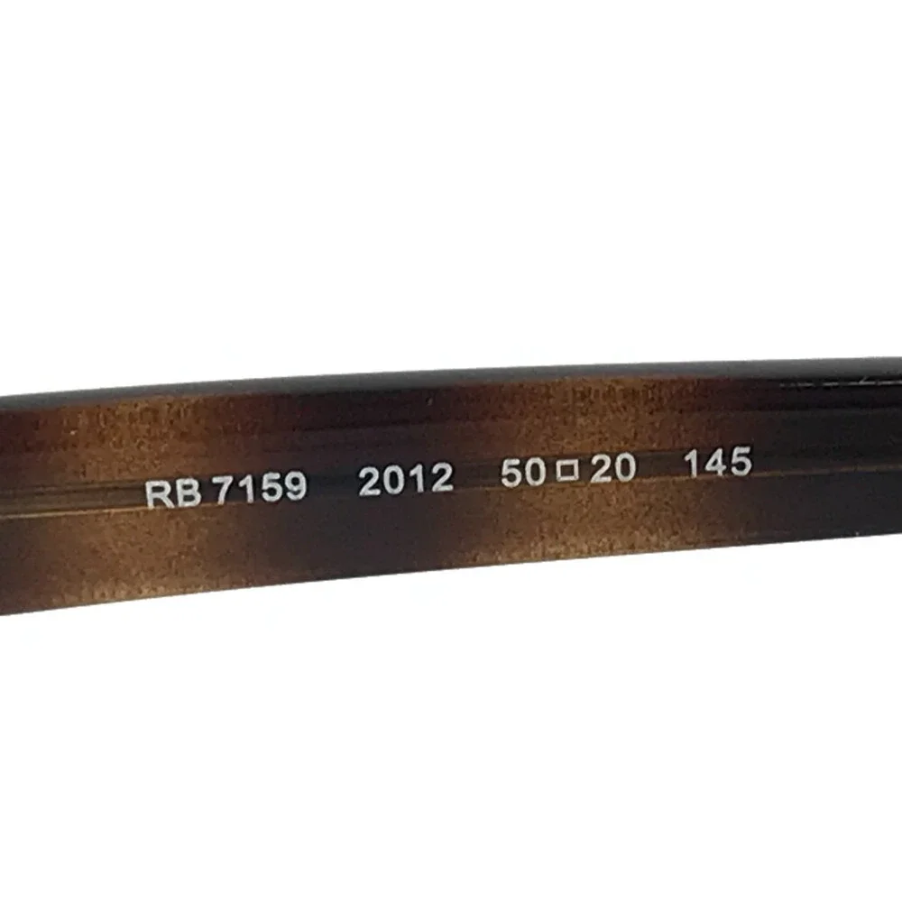 Ray-Ban Eyeglasses Frames RB7159 2012 Tortoise Brown Square Full Rim 50-20-145